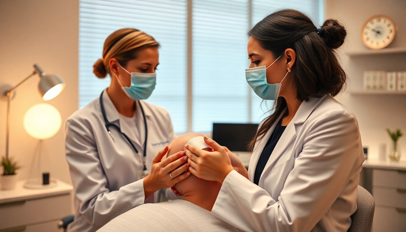 Botox Zürich expert performing facial injection with professional care in a modern clinic setting