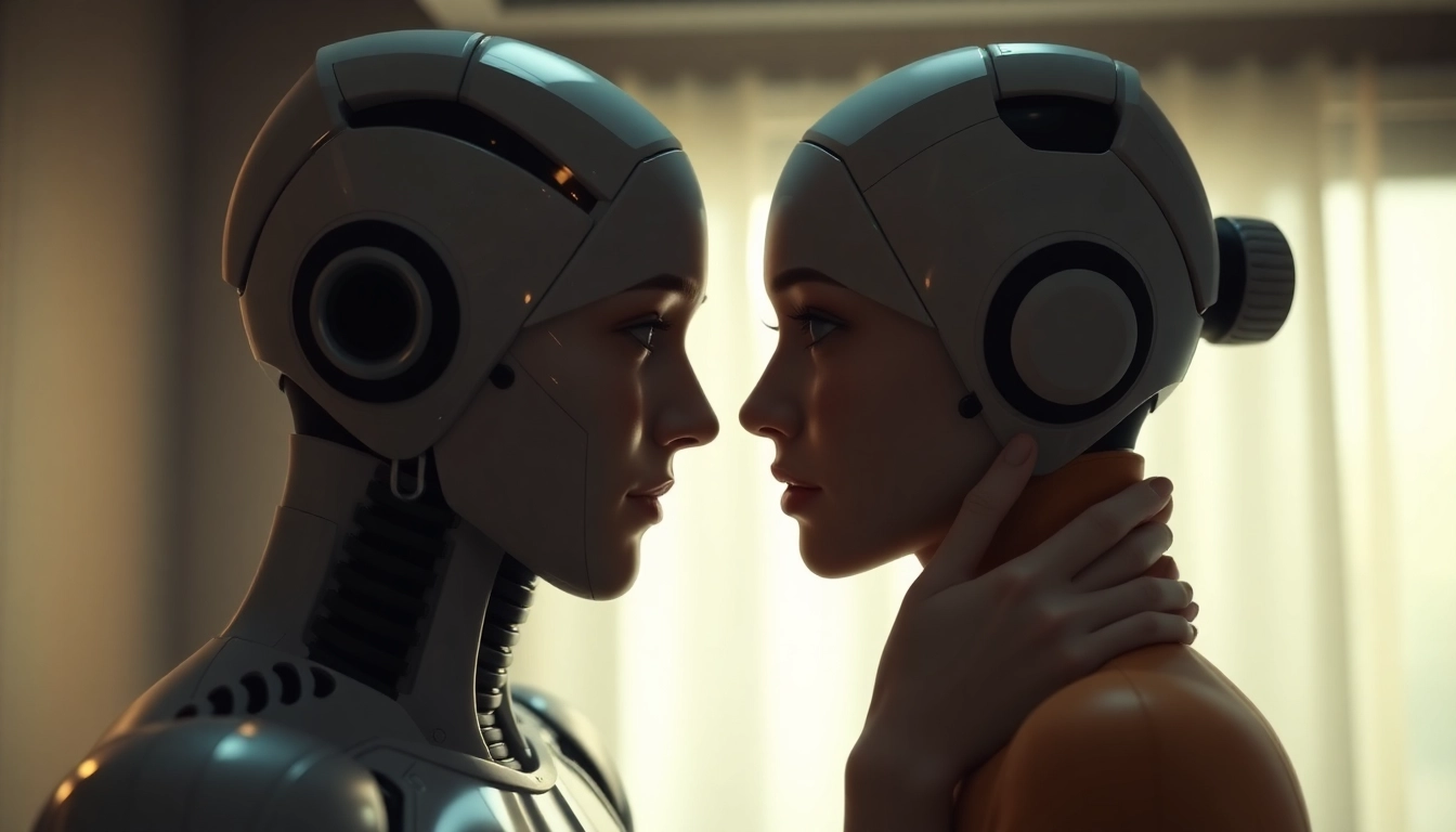 Detailed depiction of a NSFW AI generator producing realistic adult visuals with emotional connection and high fidelity.