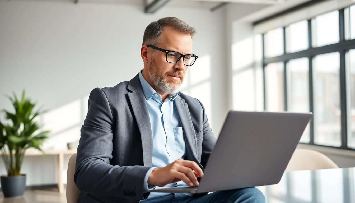 Landlord Property News article showing a landlord analyzing property market data on a laptop